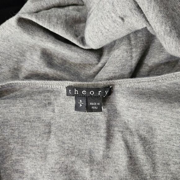 Theory Jiyan Classic Gray Tee Pima Cotton Romper - Picture 4 of 4